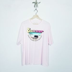 Summer Graphic Tee Surf Vibe NEW XL